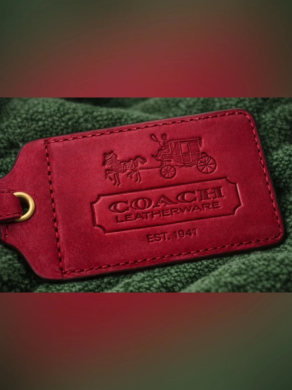 COACH 12797 Vintage Pink Archive Limited Edition Bleecker Suede Haversack Hobo - Picture 7 of 9